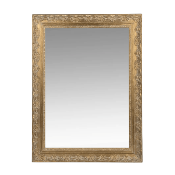 Miroir dorée 50x60