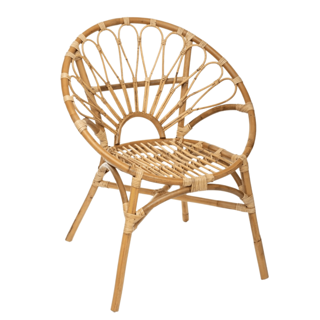 AUBRY GASPARD NFE 1340 Fauteuil pour Enfant en rotin