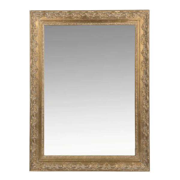 Miroir dorée 90x120