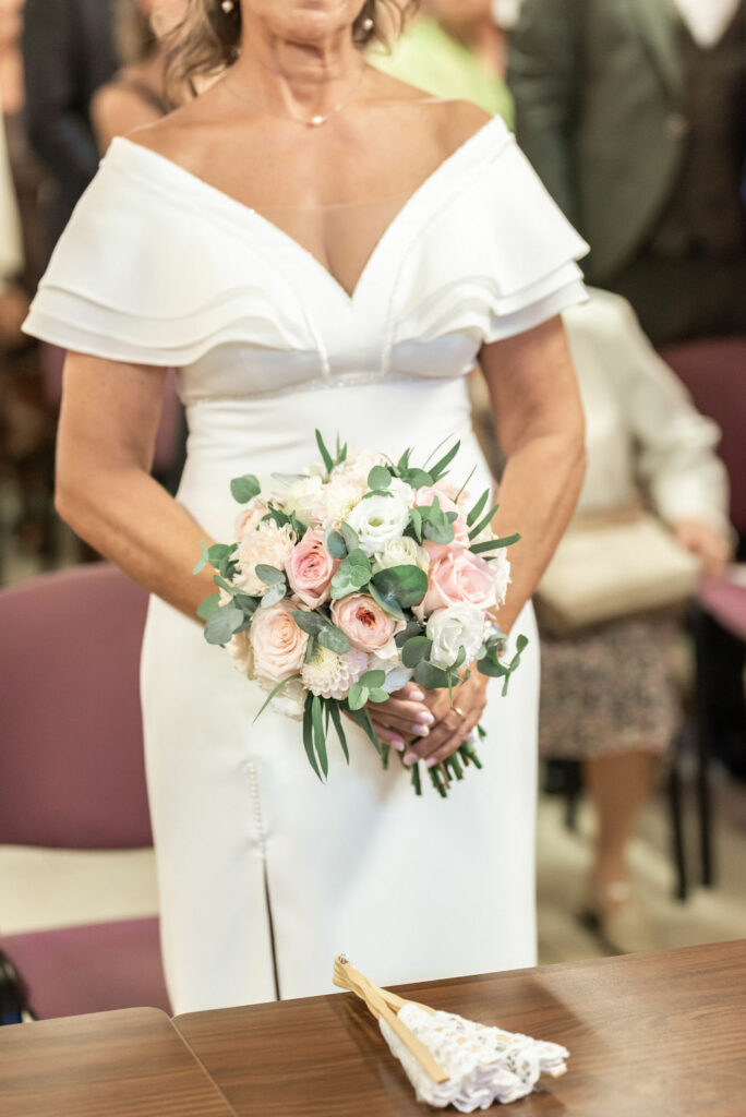 bouquet de mariée rond